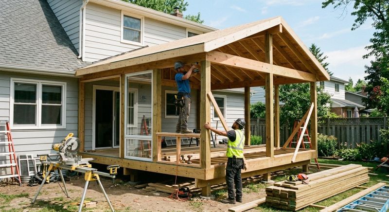 Deck Enclosure Installation in Longmont, CO