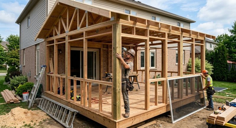 Deck Enclosure Installation in Chattanooga, TN