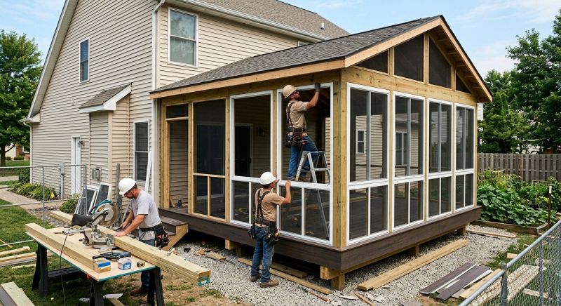 Enclosed Deck Installation in Nashville, TN