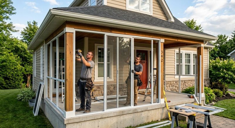 Screened In Porch Installation in Dallas, TX