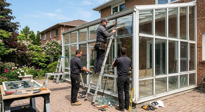 Sunroom Glass Repair in Austin, TX